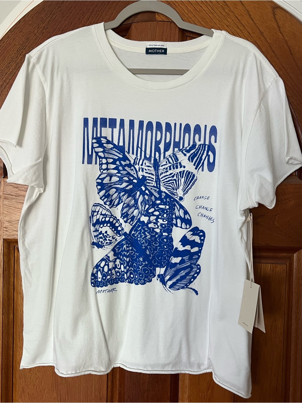 MOTHER The Raw Rowdy Metamorphosis Tee Size XL RT $105 NWT